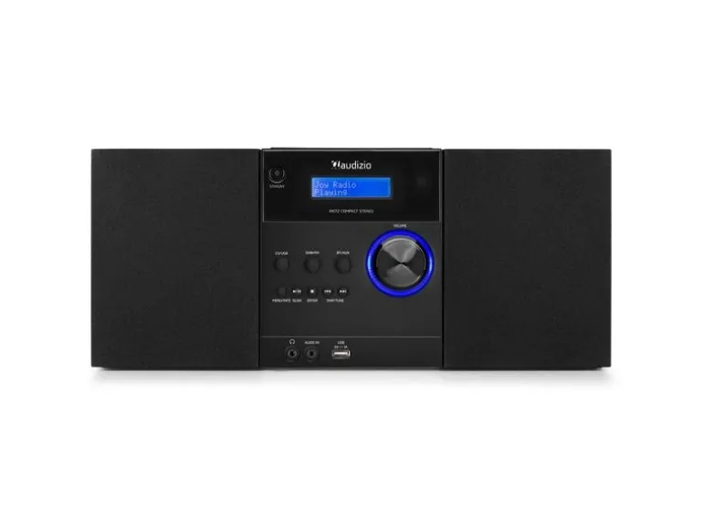 Audizio Micro-HiFi Anlage Metz Schwarz