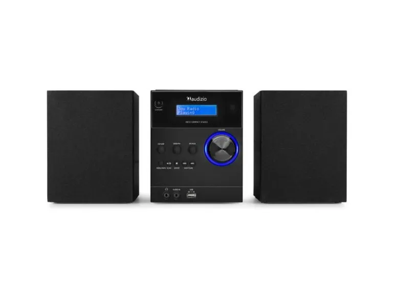 Audizio Micro-HiFi Anlage Metz Schwarz