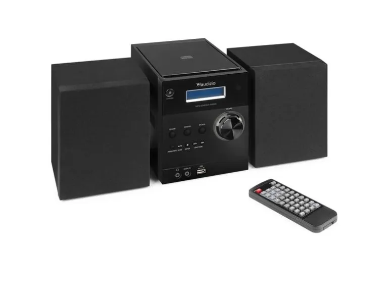 Audizio Micro-HiFi Anlage Metz Schwarz