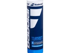 Babolat Badminton Shuttlecocks 6 Stück, Dose, Medium, Weiss