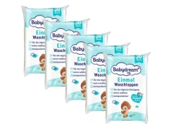 Babydream Baby-Waschlappen Einweg 5 x 30 Stück