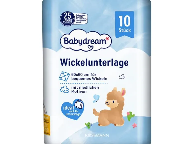 Babydream Einweg-Wickelunterlage 3x 10 Stück