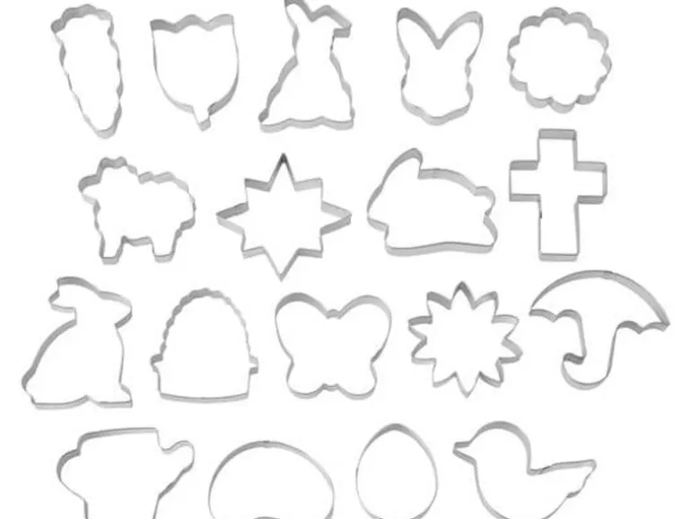 BackshopSchweiz Wilton Ostern Ausstecher Set - 18 Stk 18 Stück