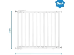 Badabulle Türschutzgitter Deco Pop Holz Weiss 63 cm - 106 cm