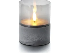 balthasar LED Kerze Gracia, Grau