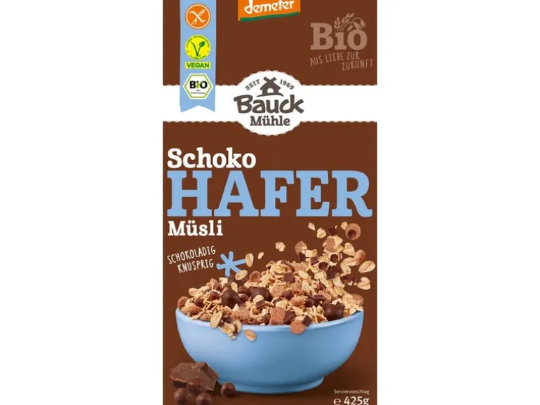 Bauck Mühle Müesli Hafer Schoko 425 g
