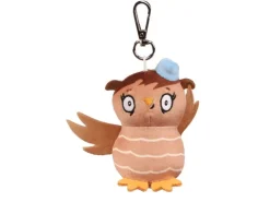 Bauer Schlüsselanhänger Eule mit der Beule hellbraun, 10 cm
