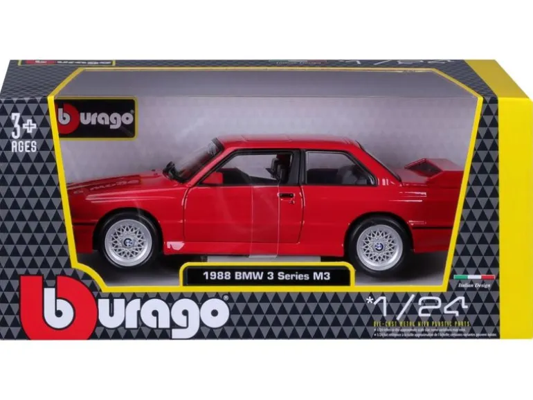 BBurago BMW M3 (E30) 1988 Rot 1:24