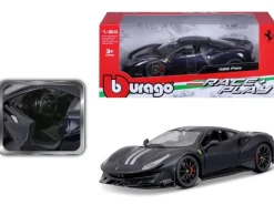 BBurago Ferrari R&P 488 Pista Schwarz 1:24