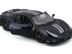 BBurago Ferrari R&P 488 Pista Schwarz 1:24