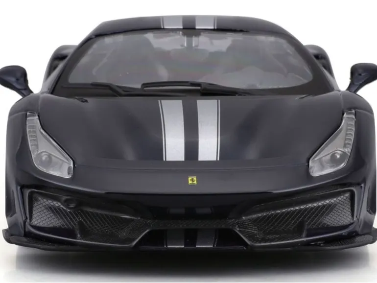 BBurago Ferrari R&P 488 Pista Schwarz 1:24
