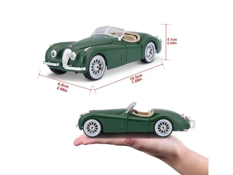 BBurago Jaguar XK 120 Roadster 1951 Grün 1:24