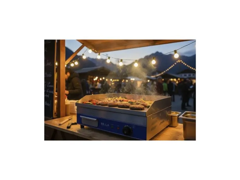 Berger Lanz BergerLanz D500 Elektro Plattengrill Chromstahl 3000 W 50 cm