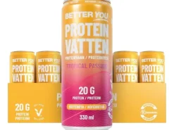 Better You Soda Vegan Protein Soda Tropical Passion 24 x 330 ml