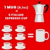 Bialetti Espressokocher Moka Express 6 Tassen, Silber