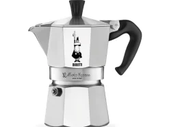 Bialetti Espressokocher Moka Express 3 Tassen, Silber