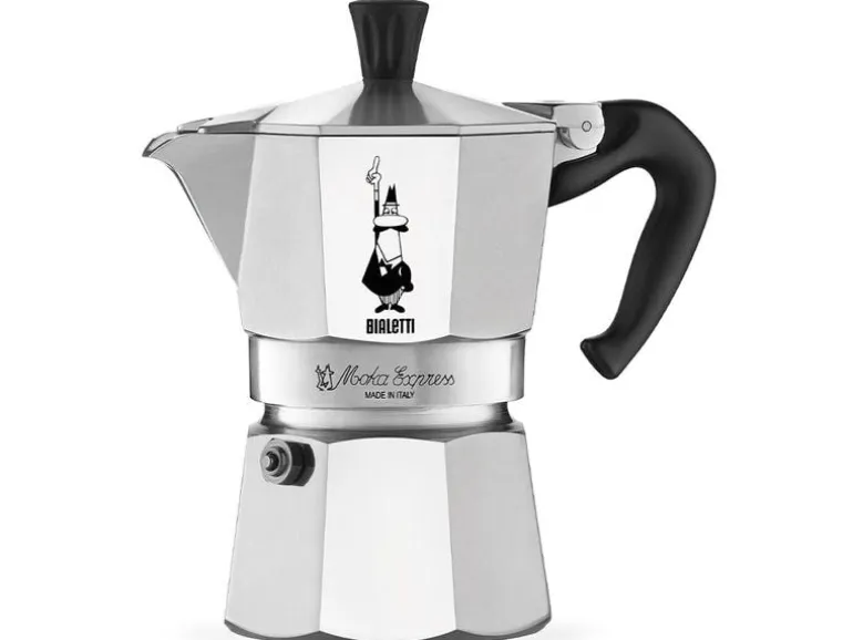Bialetti Espressokocher Moka Express 2 Tassen, Silber