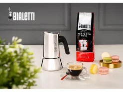Bialetti Espressokocher Venus 4 Tassen, Silber