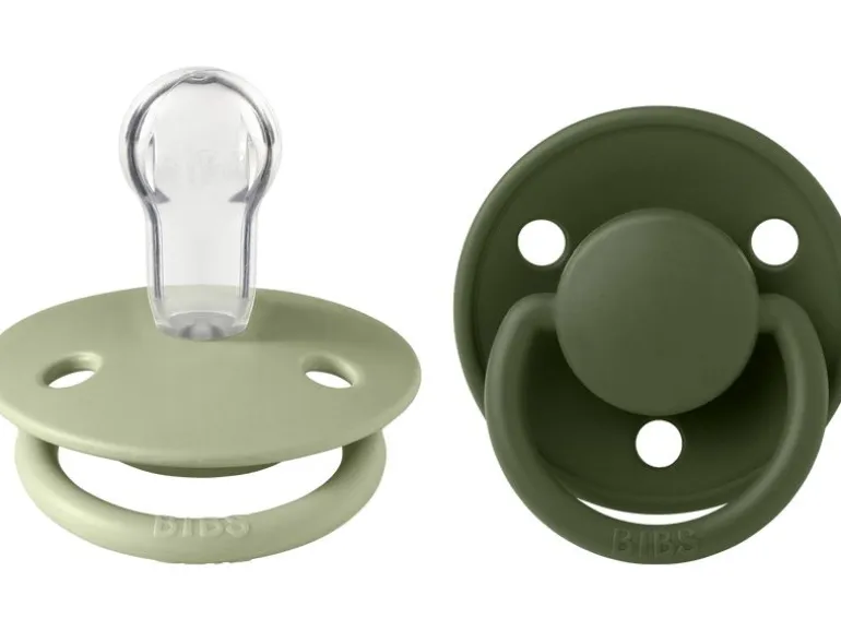 Bibs De Lux Silikon, Einheitsgrösse 0-36 Monate, Salbei Grün