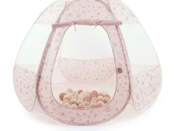 bieco Pop up Spielzelt und Bällebad Dots Rosa