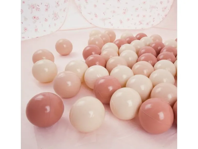 bieco Pop up Spielzelt und Bällebad Dots Rosa