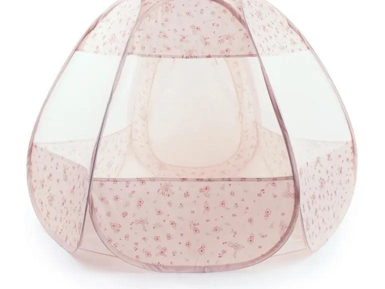 bieco Pop up Spielzelt und Bällebad Dots Rosa