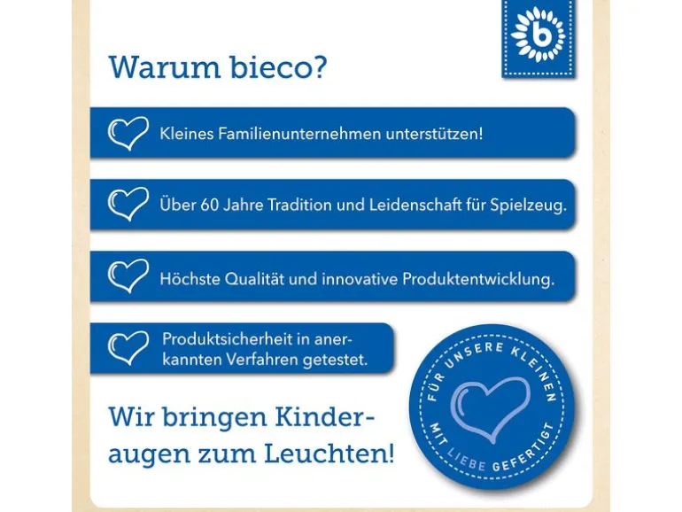 bieco Puzzlematte Tiermotiv, Zug Mehrfarbig, 18-teilig