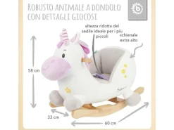 bieco Schaukelpferd Einhorn