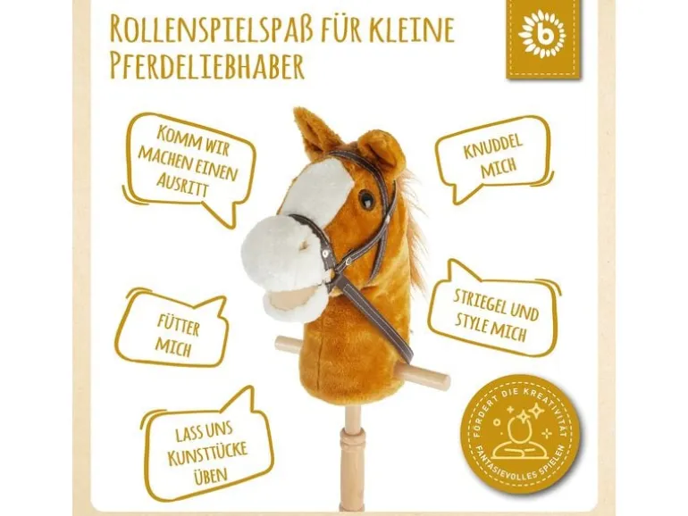 bieco Steckenpferd Brownie