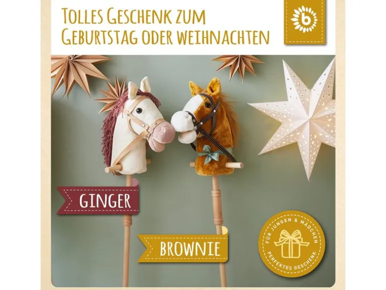 bieco Steckenpferd Brownie