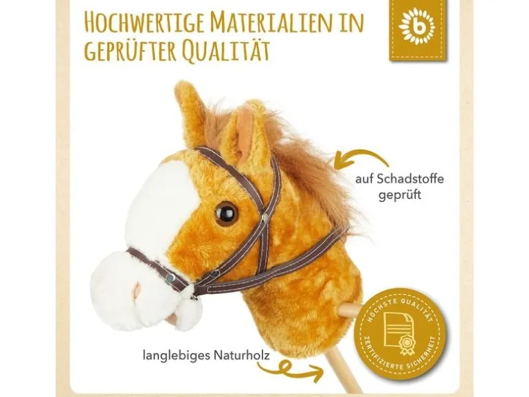 bieco Steckenpferd Brownie