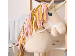 bieco Steckentier Einhorn Aurora Mehrfarbig/Beige