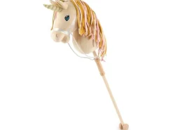 bieco Steckentier Einhorn Aurora Mehrfarbig/Beige