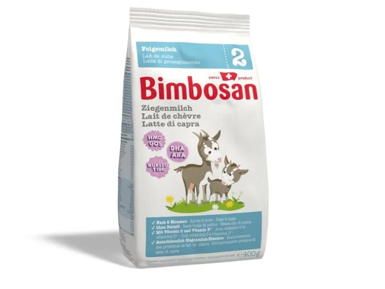 Bimbosan Folgemilch Premium Ziegenmilch 2, Auffüllpack 6x 400 g