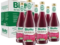 Biotta Säfte Bio Preiselbeer Plus 6 x 0.5 l