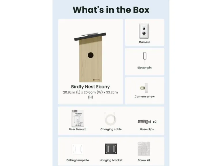 Birdfy Nistkasten mit Kamera und Solar