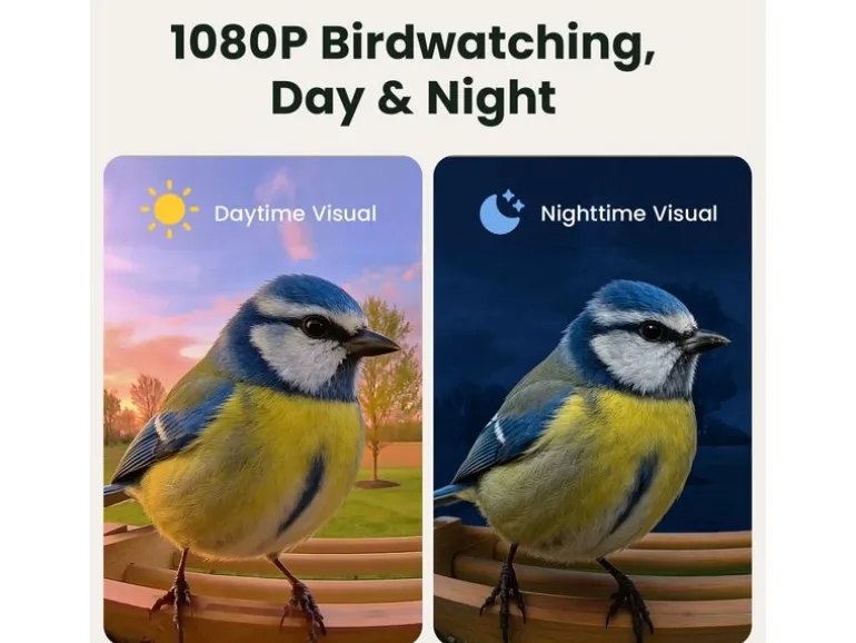 Birdfy Vogelhaus mit Kamera 1080p