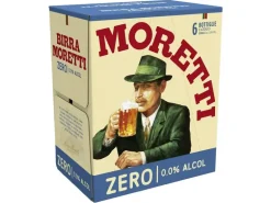 Birra Moretti Bier Zero 0.0% 6 x 0.33 l