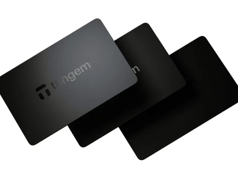 bitConsult Tangem Black + 50 CHF BTC Voucher Bitcoin 3 Card Set