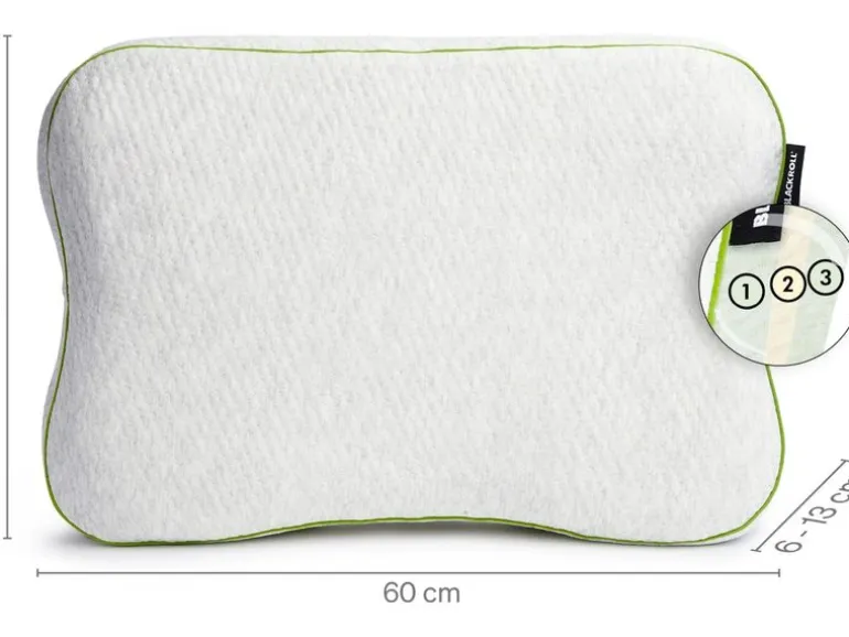 BLACKROLL Nackenkissen Blackroll Recovery Pillow Plus grau 40 x 60 cm