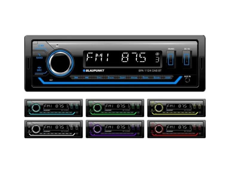 Blaupunkt Autoradio 4 x 50W FM, DAB+, Bluetooth, USB 1 DIN