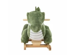 Bloomingville Schaukeltier Arnie Crocodile, Grün, Polyester