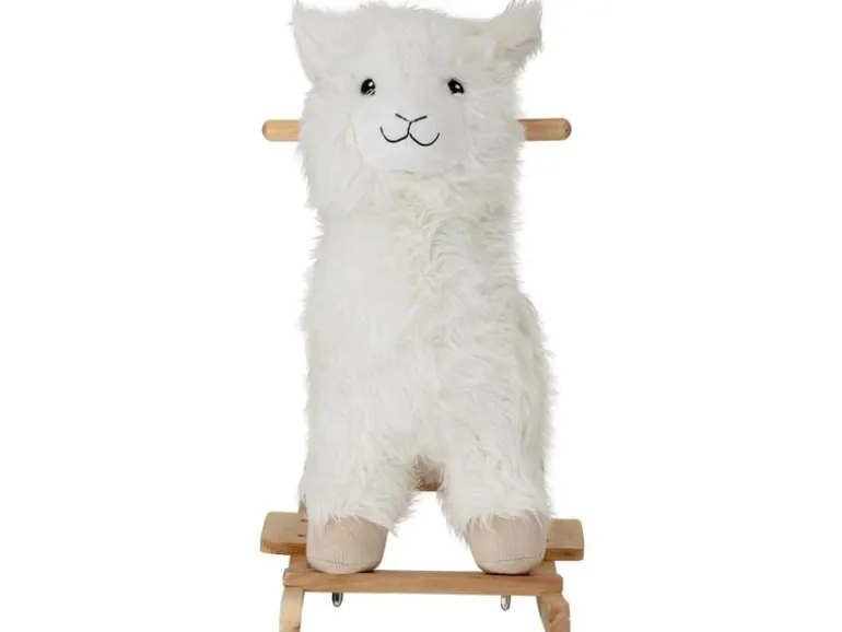 Bloomingville Schaukeltier Kinto Lama Weiss