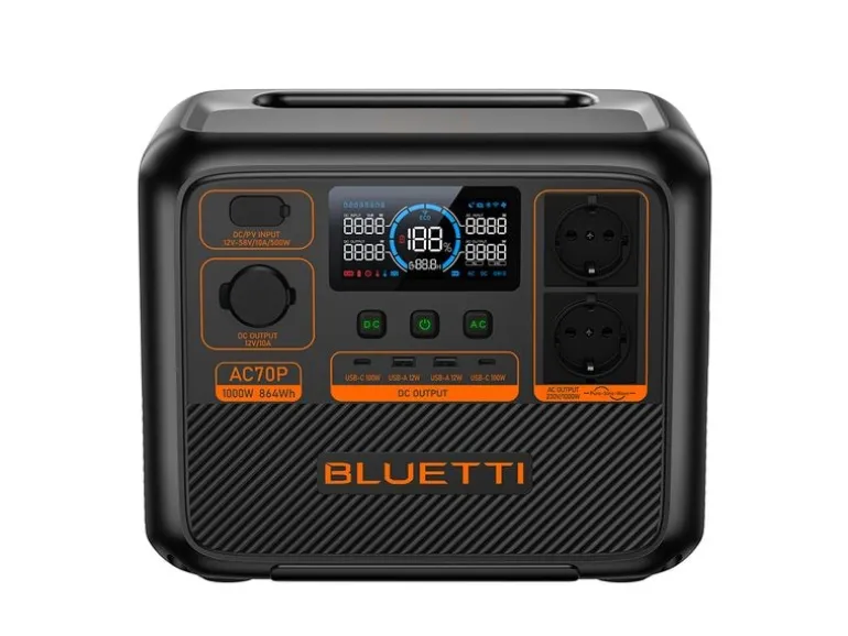 BLUETTI Power Station AC70P 864 Wh