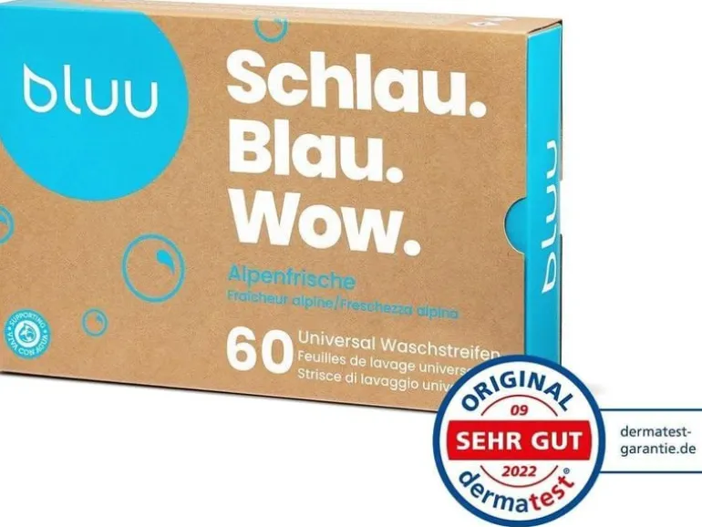 bluu Universal Waschmittelstreifen Alpenfrische 180 Stück