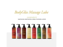 Bodygliss Massageöl und Gleitmittel Blutorange, 150 ml