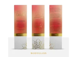 Bodygliss Massageöl und Gleitmittel in 1 Erdbeere Champagner, 150 ml