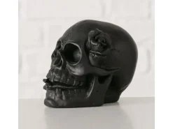 Boltze Aufsteller Skully 6.7 cm, Schwarz