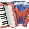 Bontempi Musikinstrument Akkordeon 17 Tasten (C-E) und Halbtöne