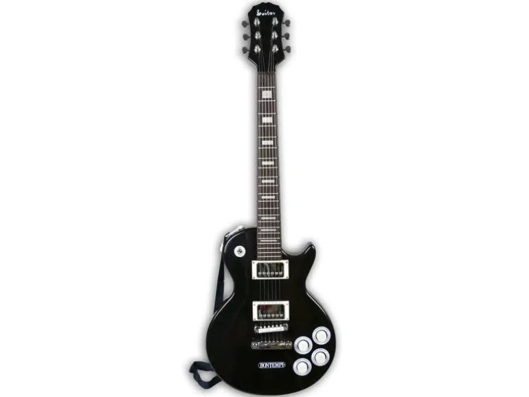 Bontempi Musikinstrument Elektronische Rockgitarre schwarz